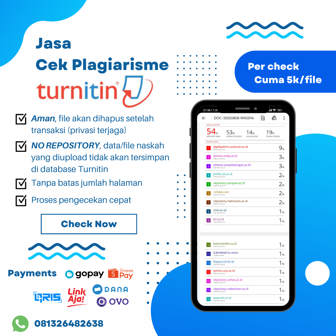 Cek Plagiasi Karya Ilmiah