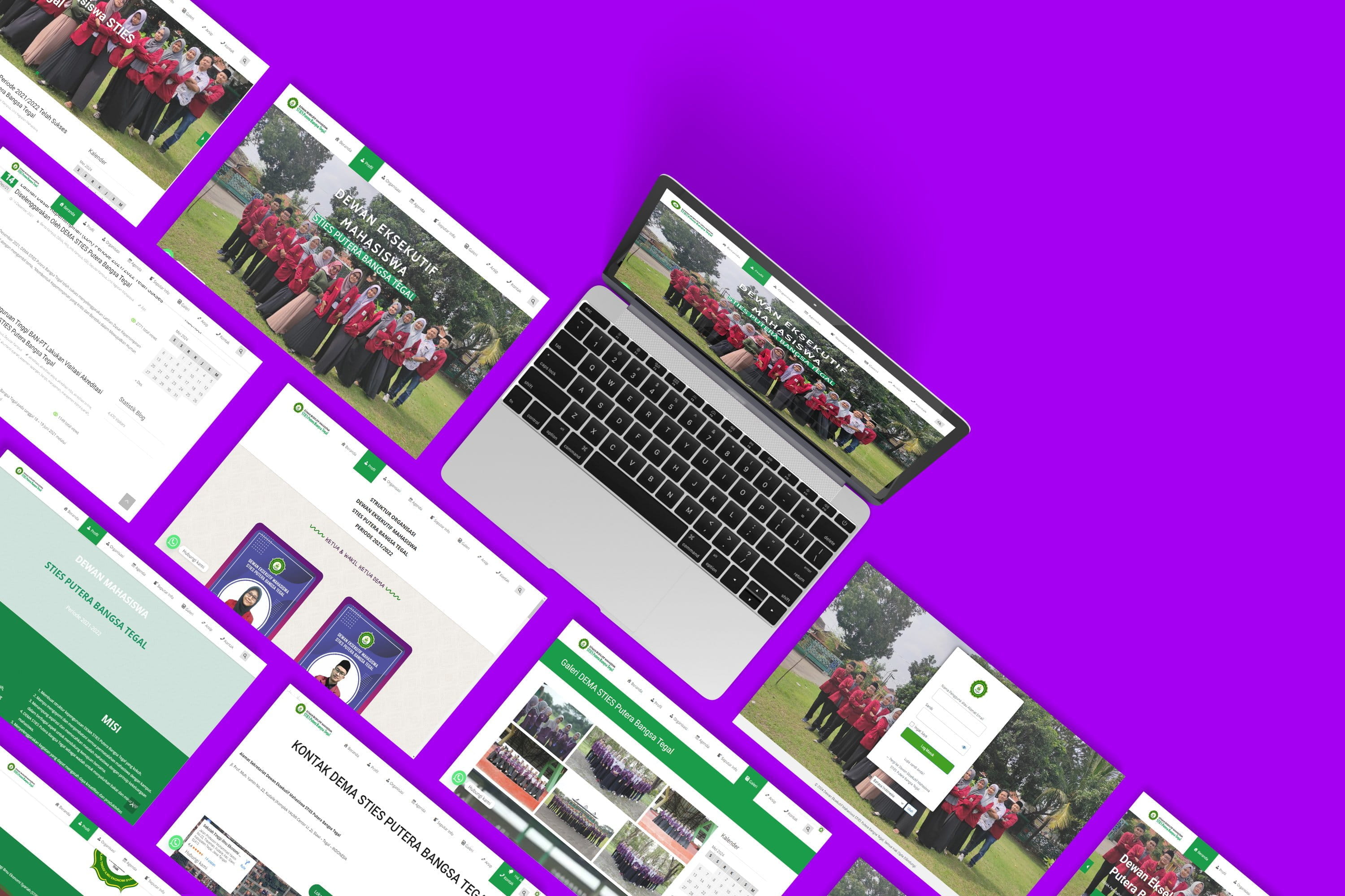 Web Desain - DEMA STIES Putera Bangsa Tegal